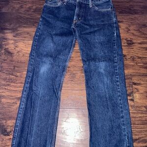 Levi’s 505 Straight Fit Classic Blue Denim Jeans